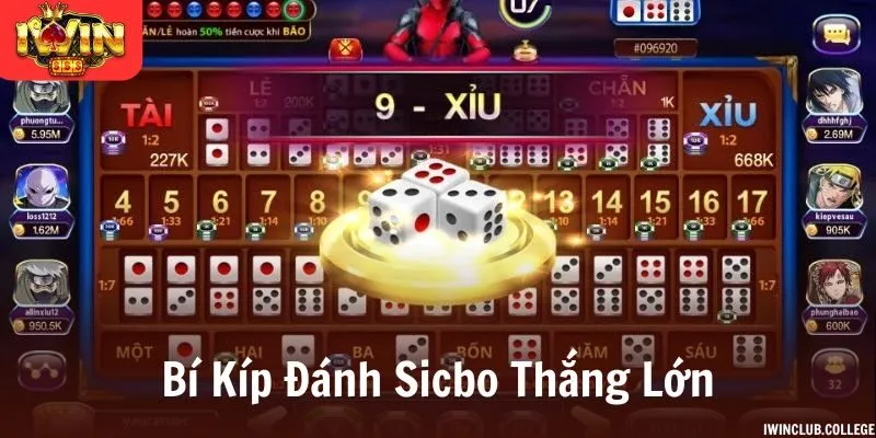Cách chơi Sicbo áp dụng nhiều chiến thuật