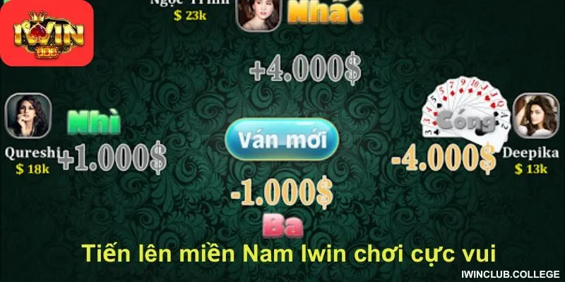Tiến lên miền Nam Iwin chơi cực vui